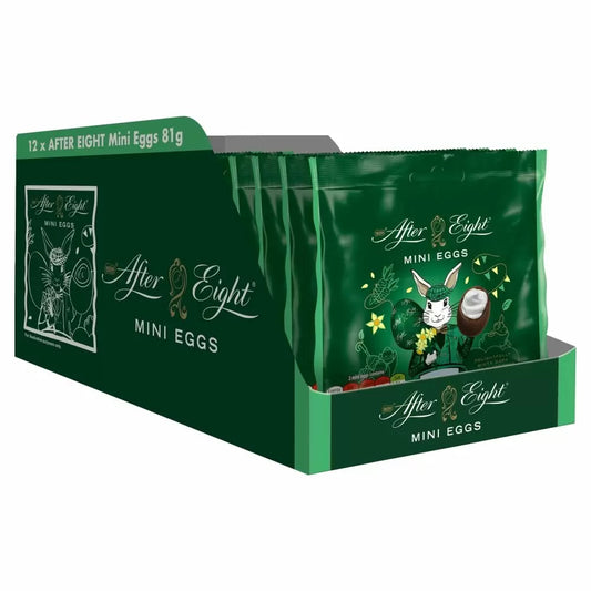 After Eight Dark Mint Chocolate Mini Eggs Sharing 12 x 81g Bags
