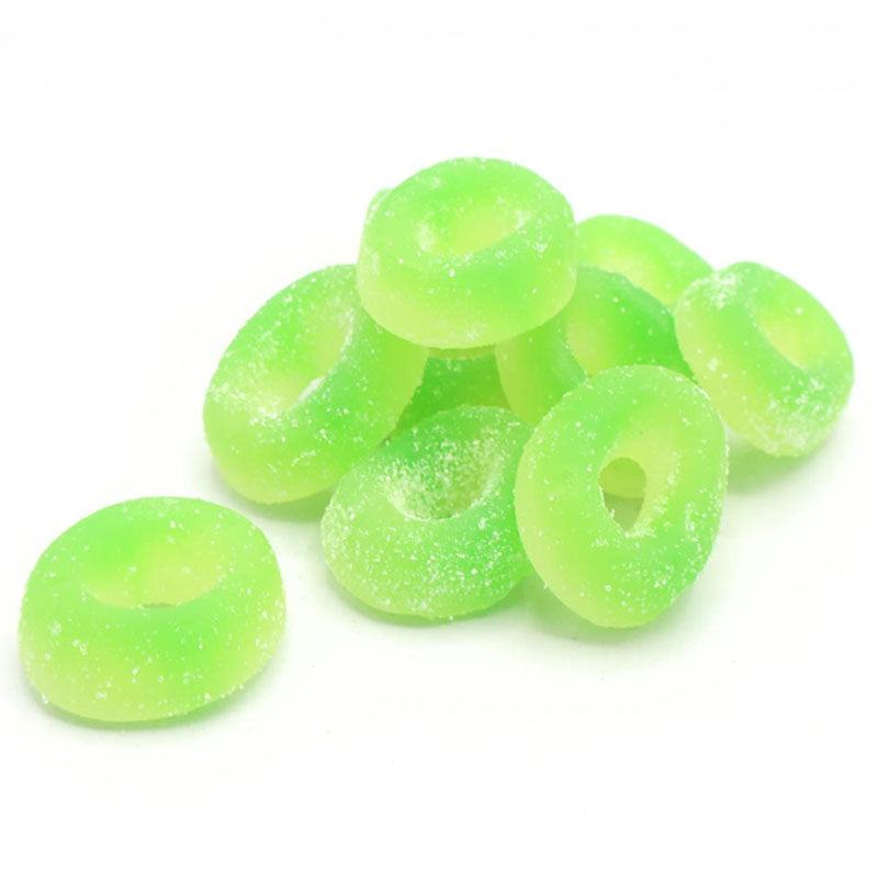 Kingsway Mega Value Apple Rings Bag 2.5kg | Vegan Sour Apple Rings