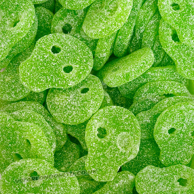 Candycrave Vegan Fizzy Apple Skulls 2kg – Tangy Fizzy Apple Halloween Gummy Sweets