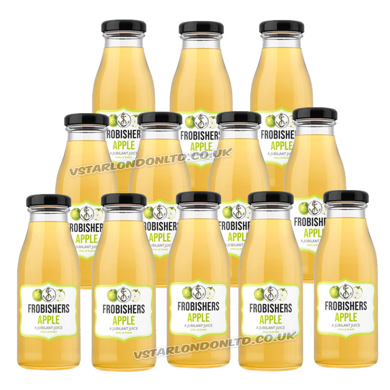 Frobishers Apple a Jubilant Juice 250ml Rosy Apple Juice Not From Concentrate (12 Glass Bottles)