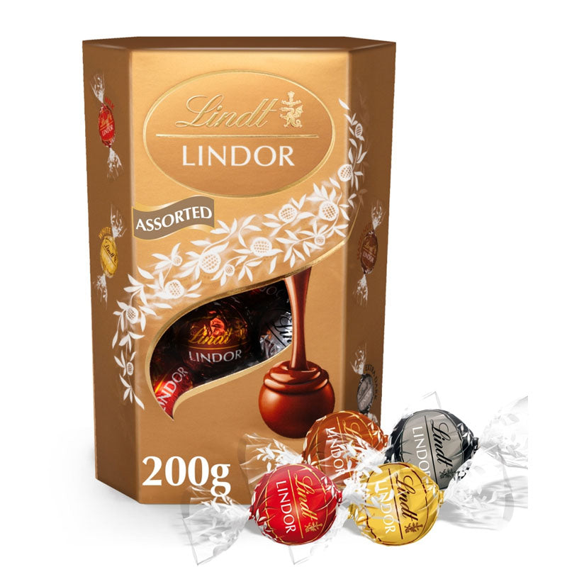 Lindt Lindor Assorted Chocolate Truffles 200g x 2 Boxes – Luxury Chocolate Gift