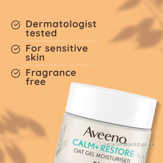 Aveeno Calm & Restore Oat Gel Moisturiser 50ml
