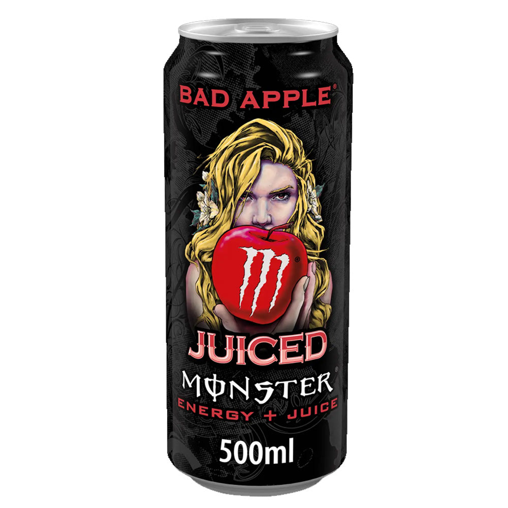 Monster Energy Drink Bad Apple 12 x 500ml Cans