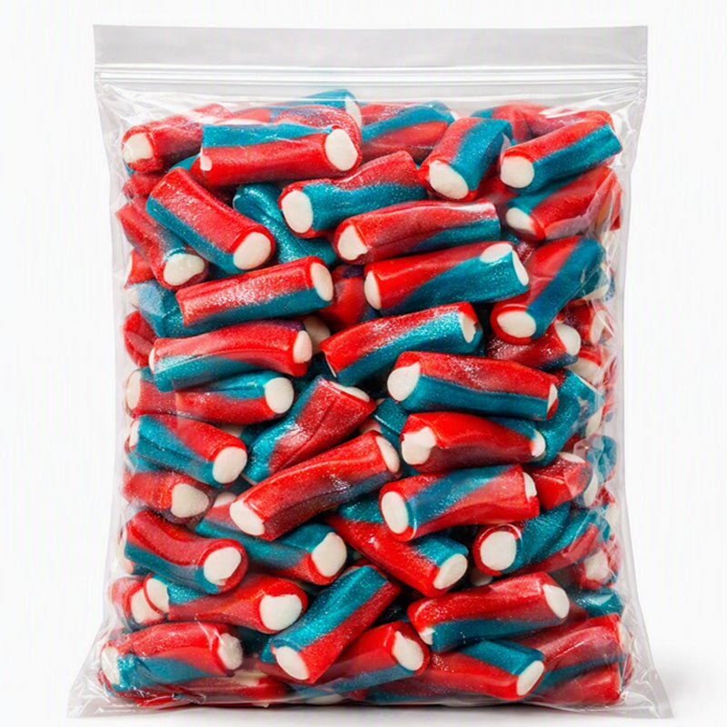 Berry Blast Tubes Berry Flavoured Fondant Filled Sweet Tubes Pick and Mix Candy 1Kg