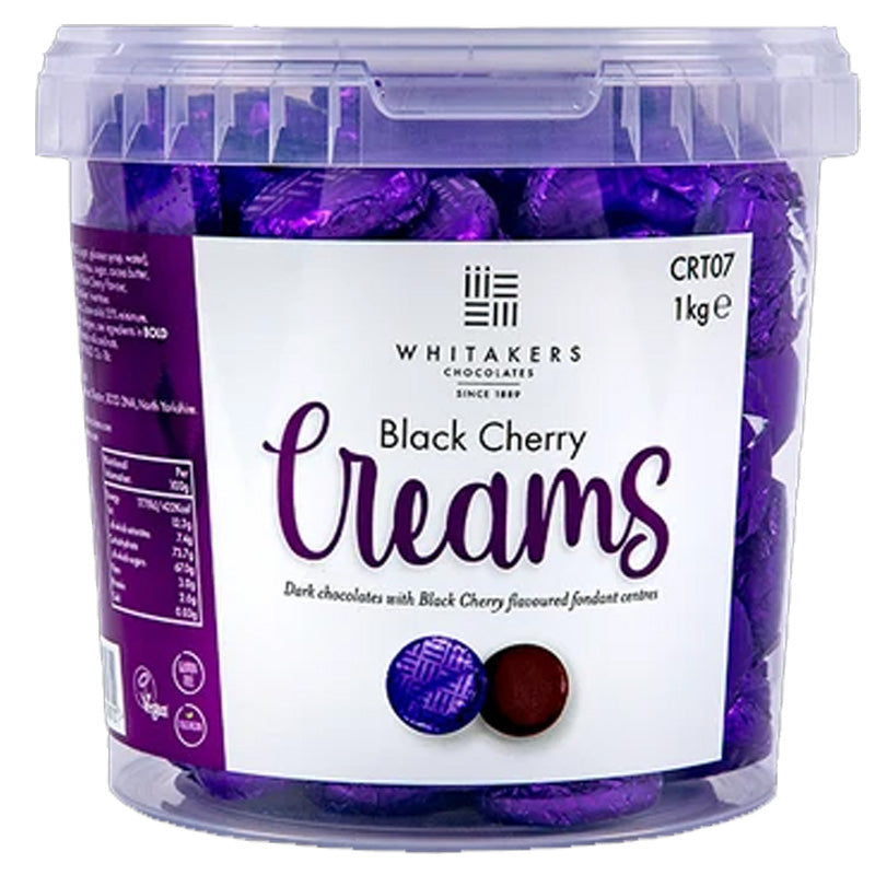 Whitakers Chocolate Creams  Bulk Range Mint Coffee Strawberry Orange Rose Violet Ginger Flavours (800g-1kg)