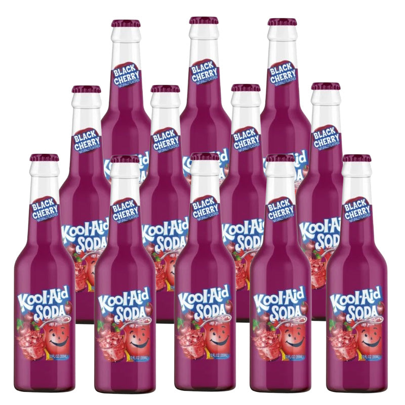 Kool Aid Glass Bottle Soft Drinks 12x355ml – 5 Flavours