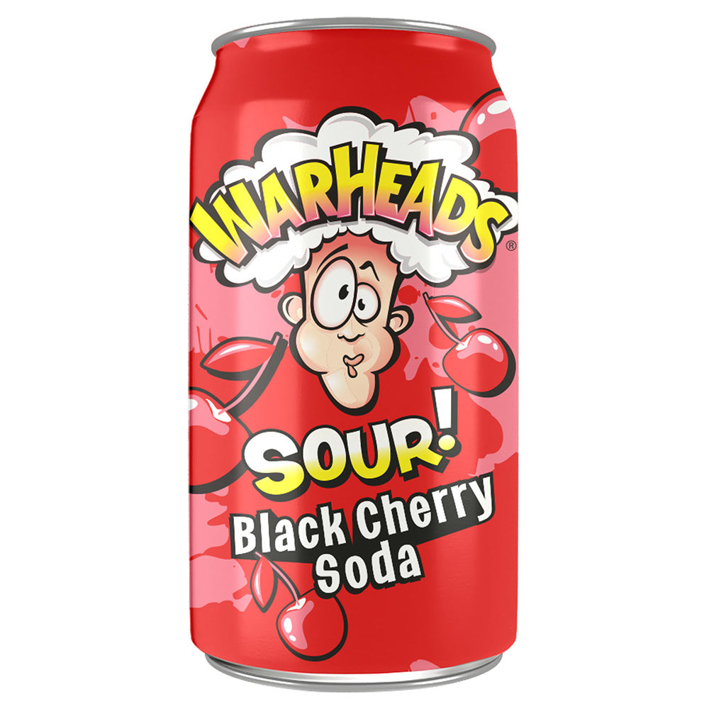 Warheads Sour Black Cherry Soda 12 x 355ml Cans