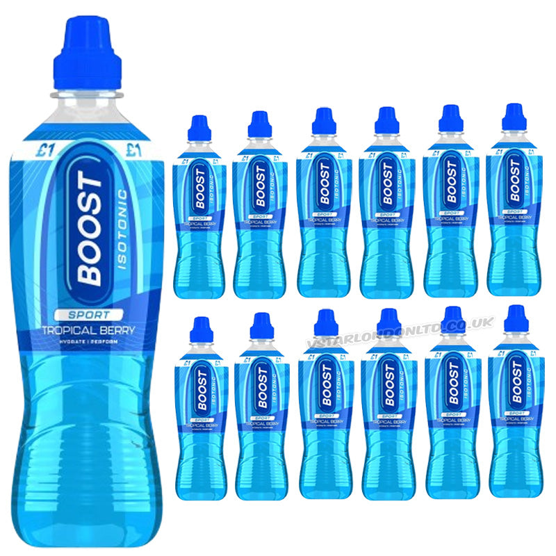 Boost Sport Isotonic Drinks 500ml PMP Mixed Flavours (Box of 12 Bottles)