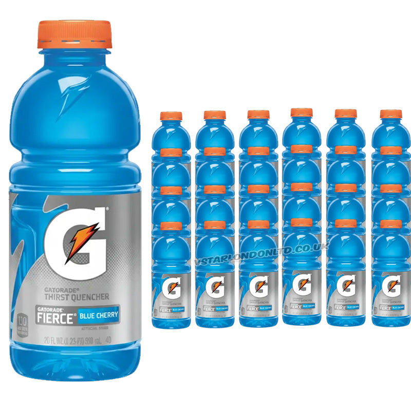 Gatorade Blue Cherry Sports Drink 591ml – (12 & 24 Bottles)