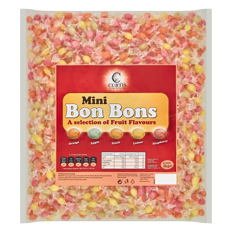 Curtis Mini Bon Bons Fruit Flavoured Hard Caramels (1kg – 6kg)