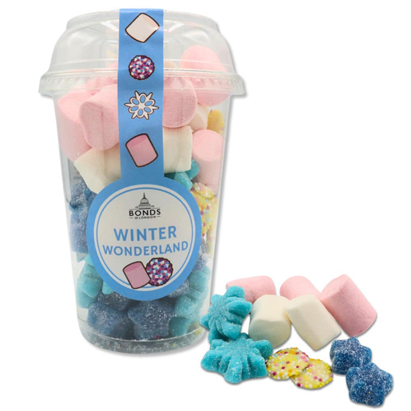 Bonds Winter Wonderland Candy Cup 245g x 6 Cups – Festive Christmas Sweets