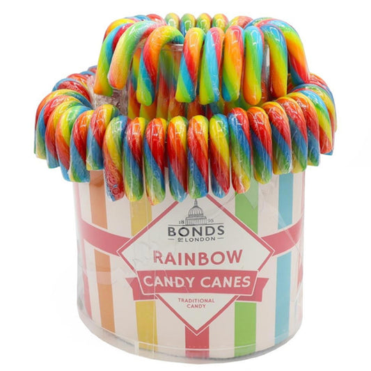Bonds Rainbow Candy Cane Fountain 20g x 60 Fruit Flavoured Christmas Sweets