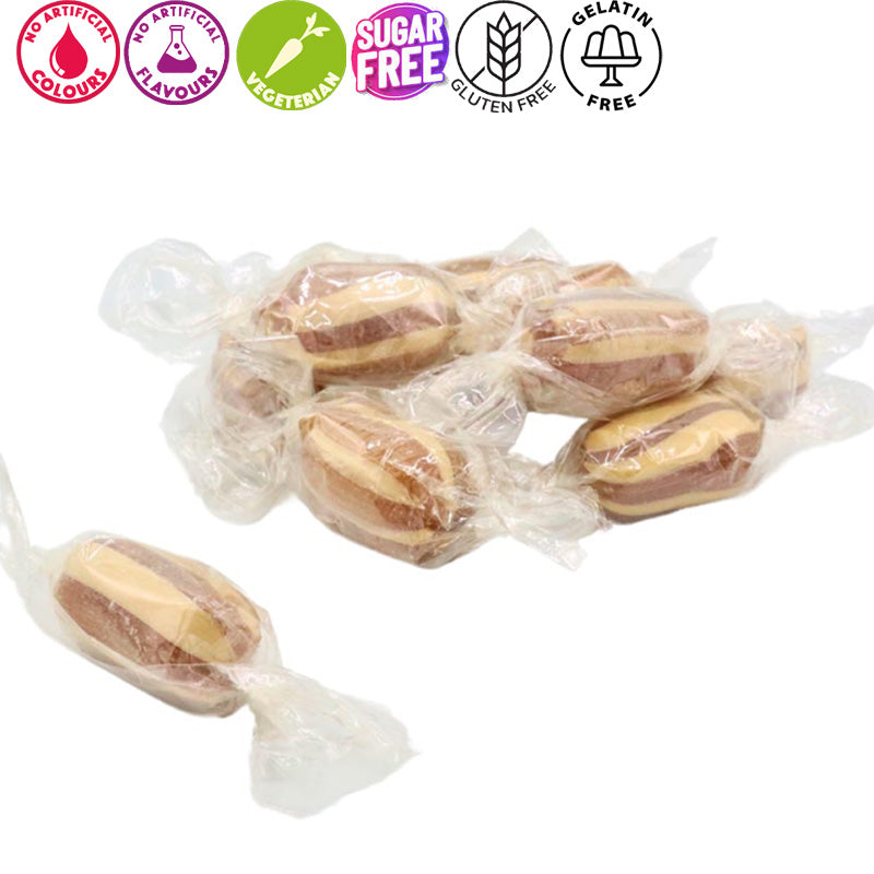 Bonds Sugar Free Mint Humbugs Boiled Sweets with Chewy Centre 2kg Jar