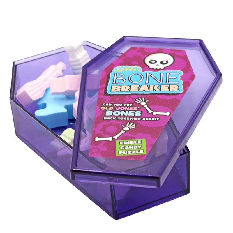 Crazy Candy Factory Bone Breaker 25g x 18 Fruit Flavour Halloween Candy
