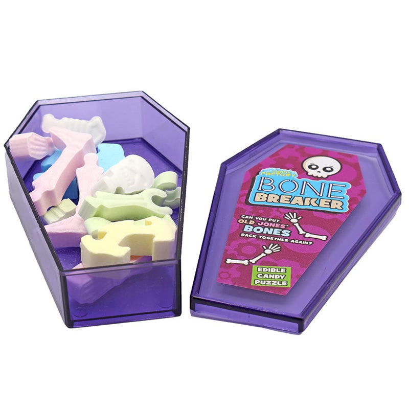 Crazy Candy Factory Bone Breaker 25g x 18 Fruit Flavour Halloween Candy