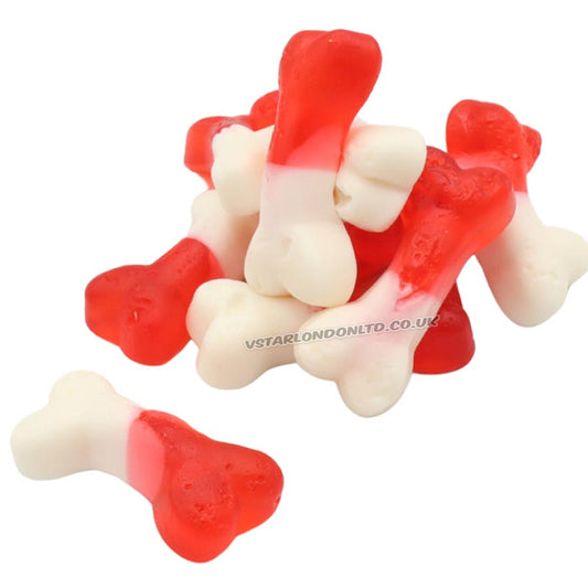 Kingsway Gummy Bones Strawberry Jelly Sweets (1kg, 2kg & 3kg)