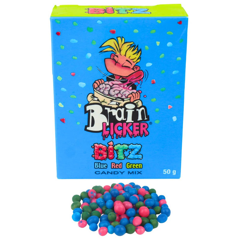 Brain Licker Bitz Box 50g (Box of 18)