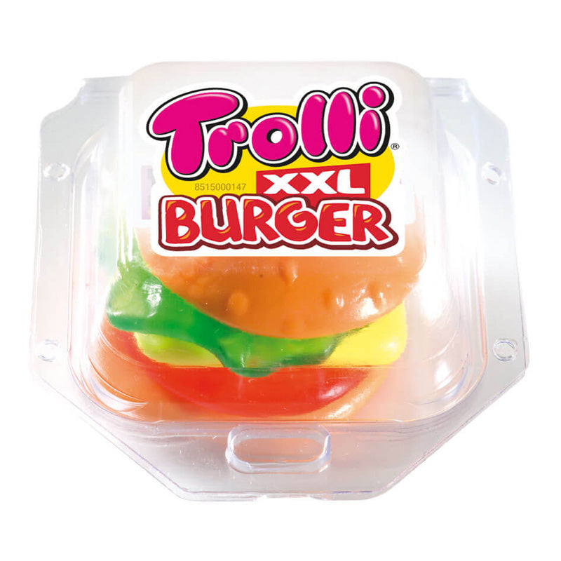 Trolli XXL Burger Gummy Sweet 50g – Fruit Flavour – 12 & 24 Burgers