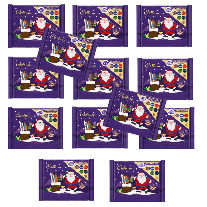 Cadbury Chocolate Christmas Selection Pack 78g (13 & 26 Packs)
