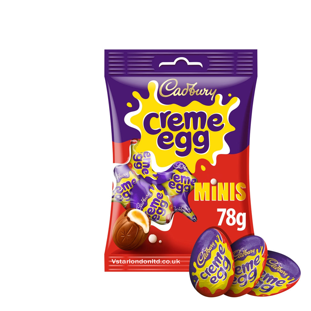 Cadbury Creme Egg Minis Chocolate Bag 78g (Pack of 13 Bags)