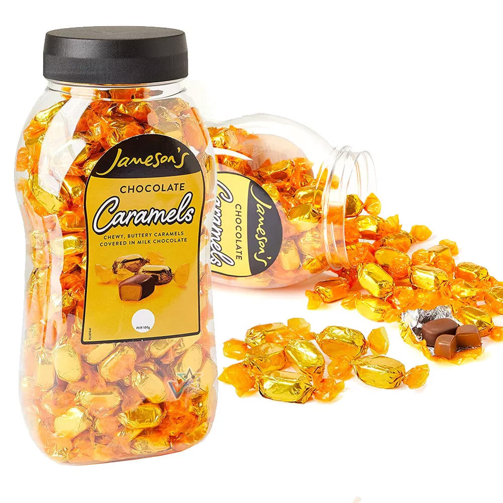 Jameson's Caramels Smooth Milk Chocolate Sweets Jar 1.5kg