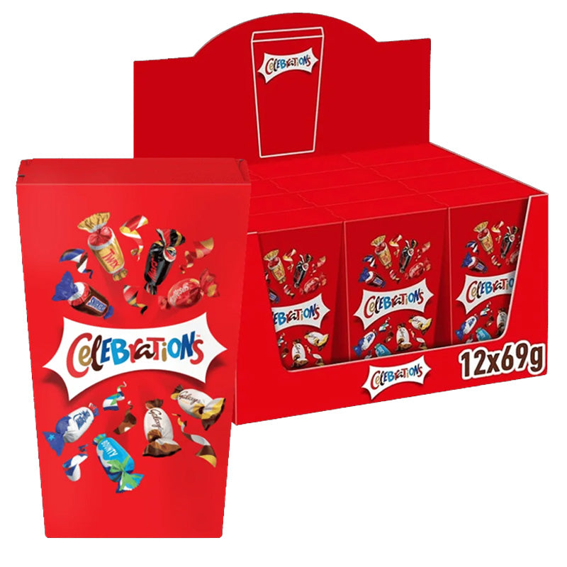 Celebrations Milk Chocolate Mini Box 69g (6 & 12 Packs)