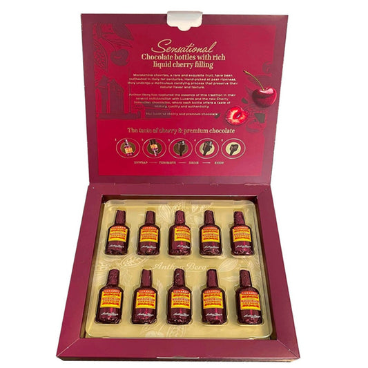Anthon Berg Luxardo Cherry Sensations Gift Box 155g (9 Boxes Dark Chocolate)
