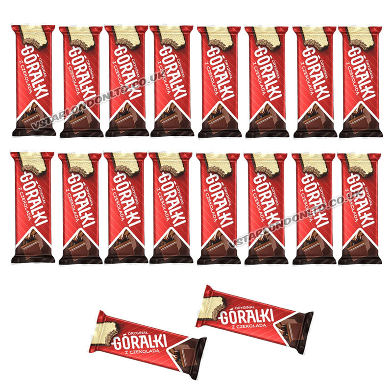 Goralki Wafers 45g Multipack Milky Chocolate Hazelnut Coconut (18 or 36 Packs)