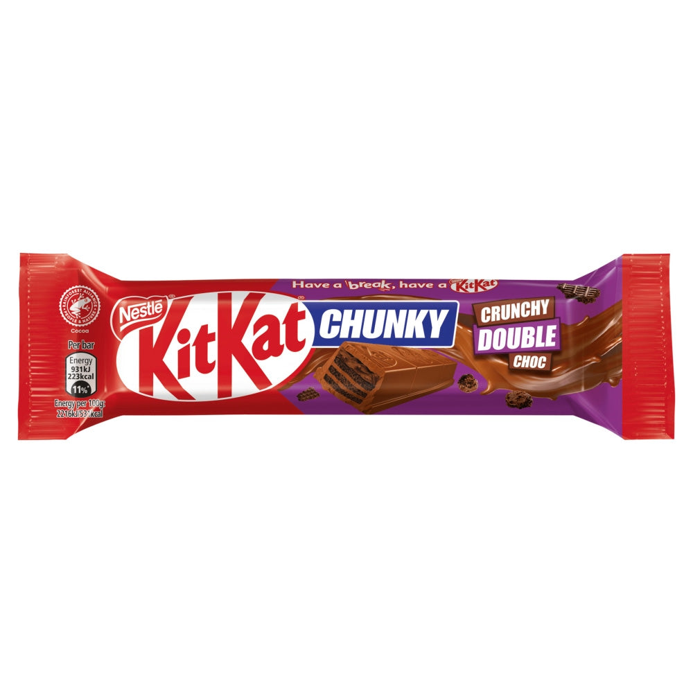 KitKat Chunky Crunchy Double Chocolate Bar 42g