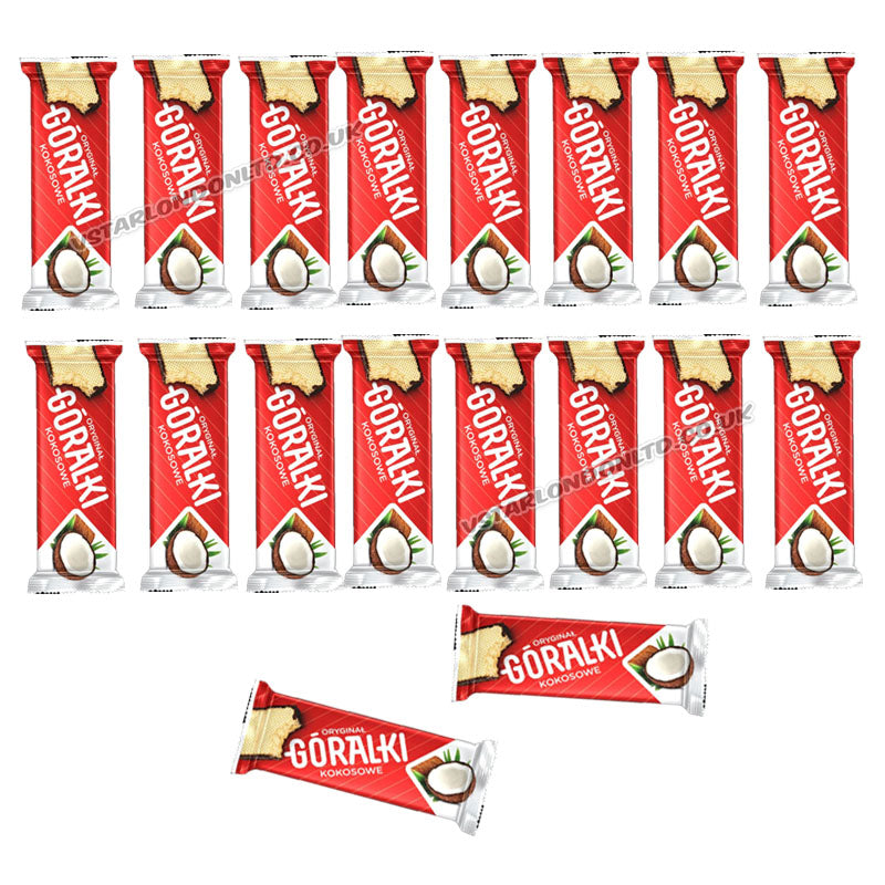 Goralki Wafers 45g Multipack Milky Chocolate Hazelnut Coconut (18 or 36 Packs)