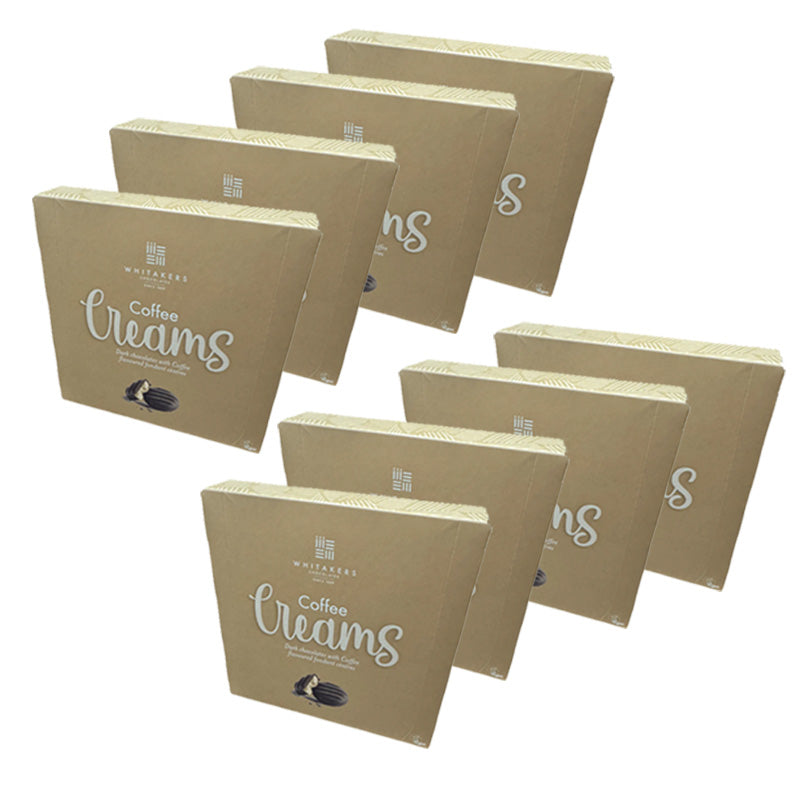 Whitakers Dark Chocolate Coffee Peppermint Orange Strawberry Creams 90g (Box of 8 & 16 Boxes)