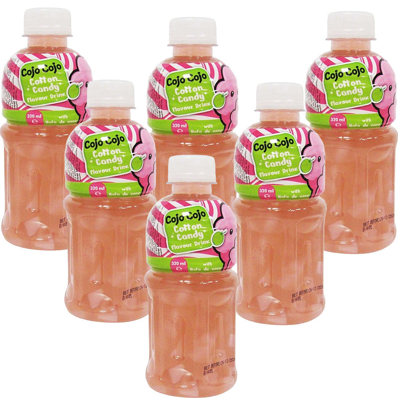 Cojo Cojo Cotton Candy Flavoured Drink 320ml (Box of 6 Bottles)