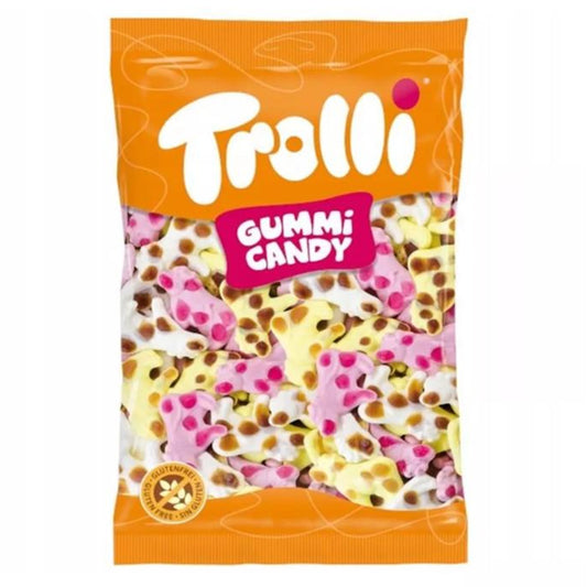 Trolli Milky Cow Gummy Sweets 1kg | Fruity Creamy Milkshake Flavour