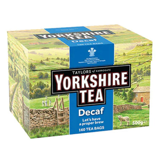 Yorkshire Tea Decaf Tea Bags – Smooth & Caffeine-Free  Decaffeinated Black Tea (Box of 160 bags)