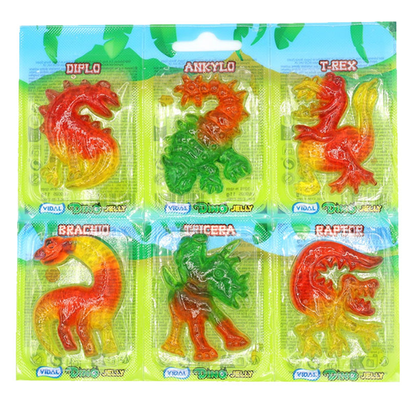 Vidal Dino Jelly Sweets Strawberry Flavour 11g x 66 Packs