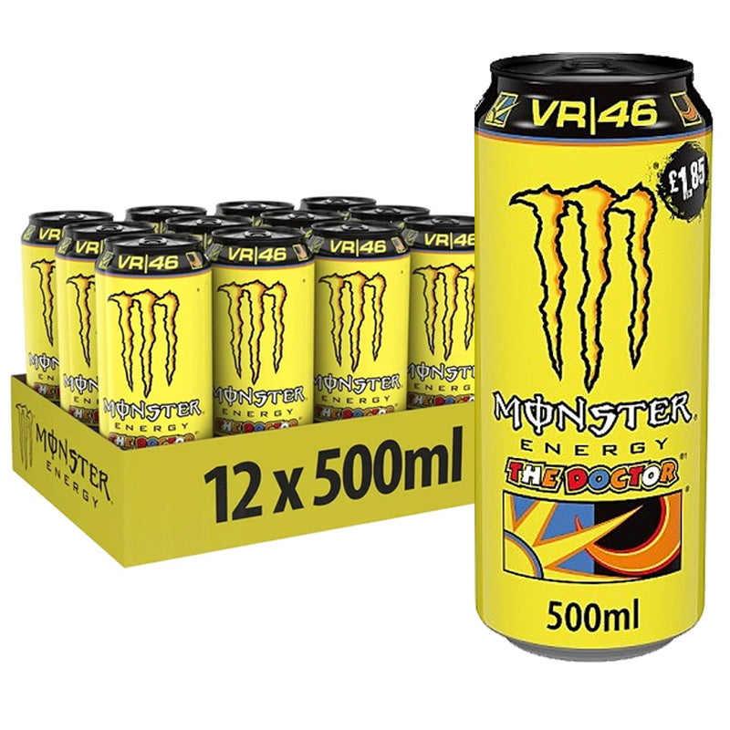 Monster Energy The Doctor 500ml PMP x 12 Cans – Energy Drink