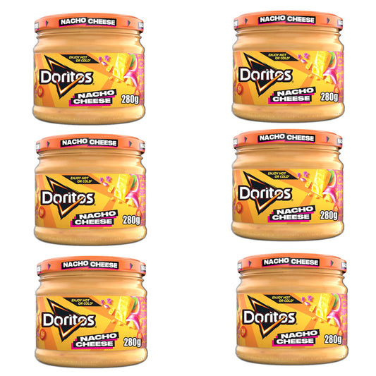 Doritos Nacho Cheese Sharing Dip 280g Creamy Cheese Dip for Tortilla Chips (Box of 6)