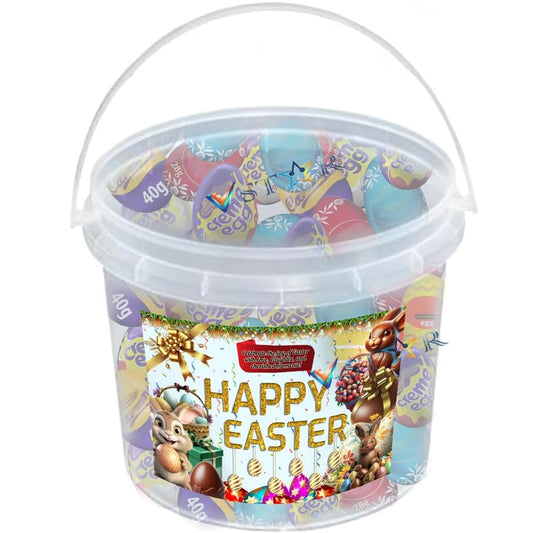 Mixed Easter Eggs Chocolates with Easter Gift Tub 30 x Eggs