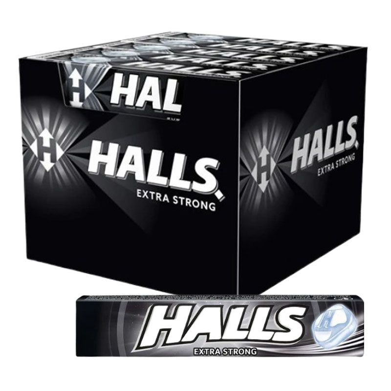 Halls Variety Flavours Menthol Candy Rolls 33.5g (Box of 20 Rolls)