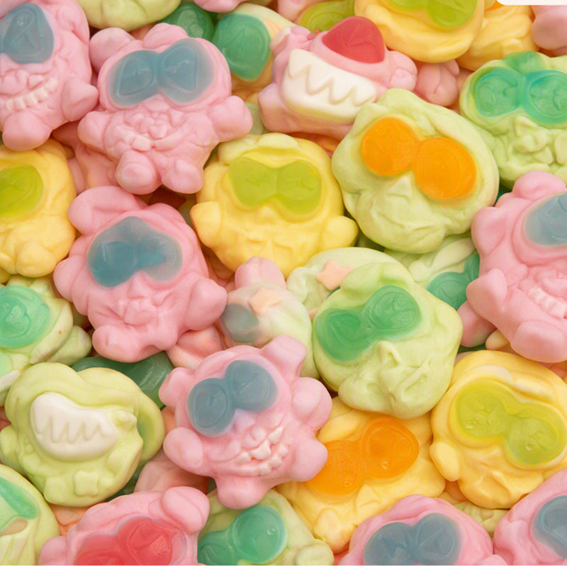 Kingsway Monsters Bag Fruit Flavour Jelly Foam Gluten Dairy Free Sweets  (1Kg - 3kg)