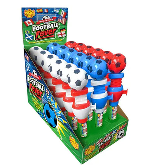 Rose Candy Football Fever Fruit Candy Toy Football Themed Fruity Sweets (18 Count )