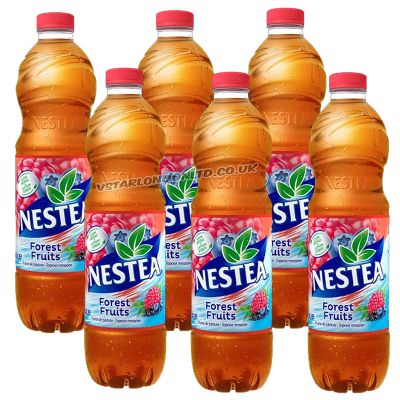 Nestea Ice Tea Forest Fruit 1.5L Berry Flavoured Iced Tea (Box of  6 Bottles)