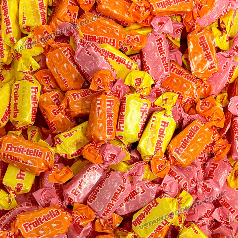 Fruit-tella Juicy Chews 2kg – Chewy Fruit Flavoured Sweets Bulk Pack
