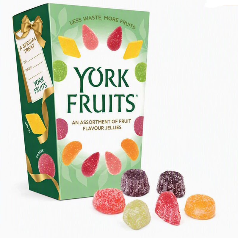 Barratt York Fruits 350g Carton Traditional Fruit Flavoured Sweets x 6 Boxes