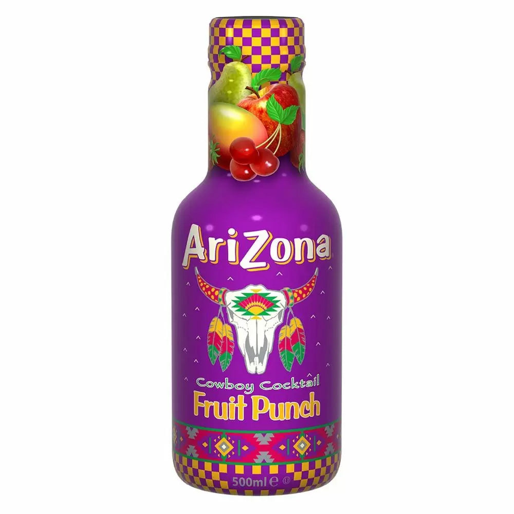 Arizona Fruit Punch Juice Bottles 500ml (Pack Of 6)