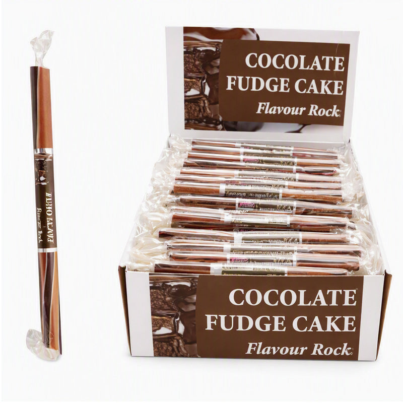 McAdams Chocolate Fudge Cake Rock Sticks 120 Count Candy Rock Sweets