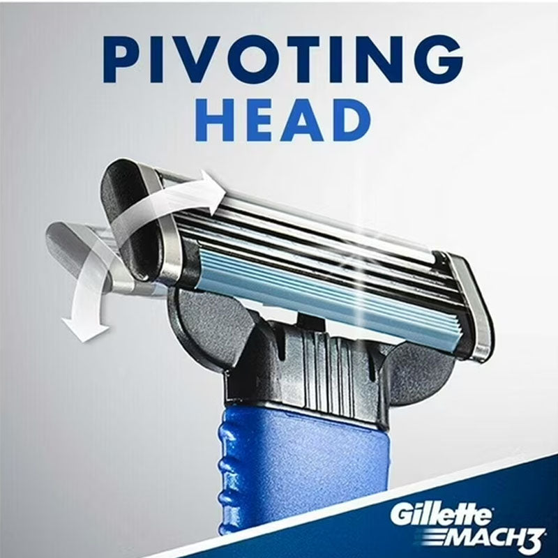 Gillette Mach3 Disposable Razors 3 Pack | Men's Triple Blade Shaving Razors