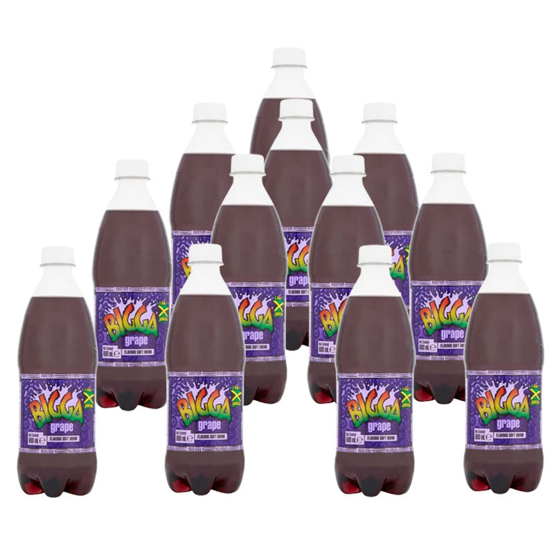 Bigga Soft Drinks 600ml Assorted Flavours (Box of 6 & 12 Bottles)