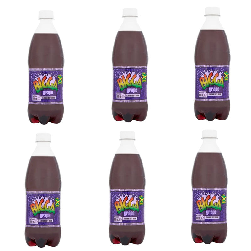 Bigga Soft Drinks 600ml Assorted Flavours (Box of 6 & 12 Bottles)