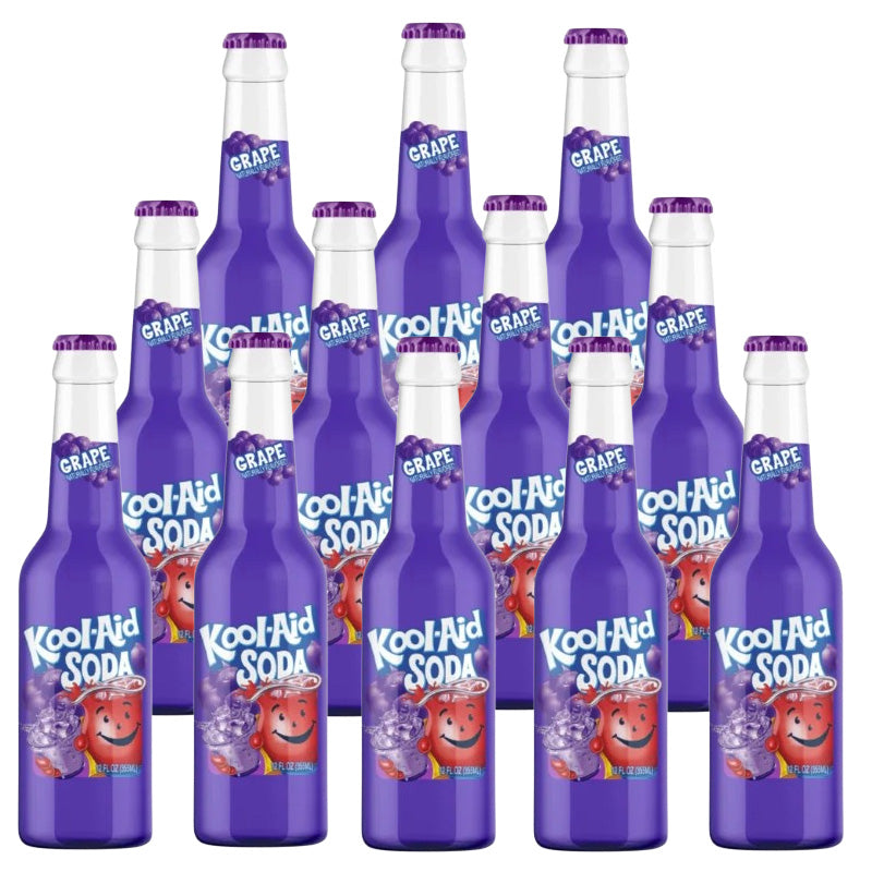 Kool Aid Glass Bottle Soft Drinks 12x355ml – 5 Flavours